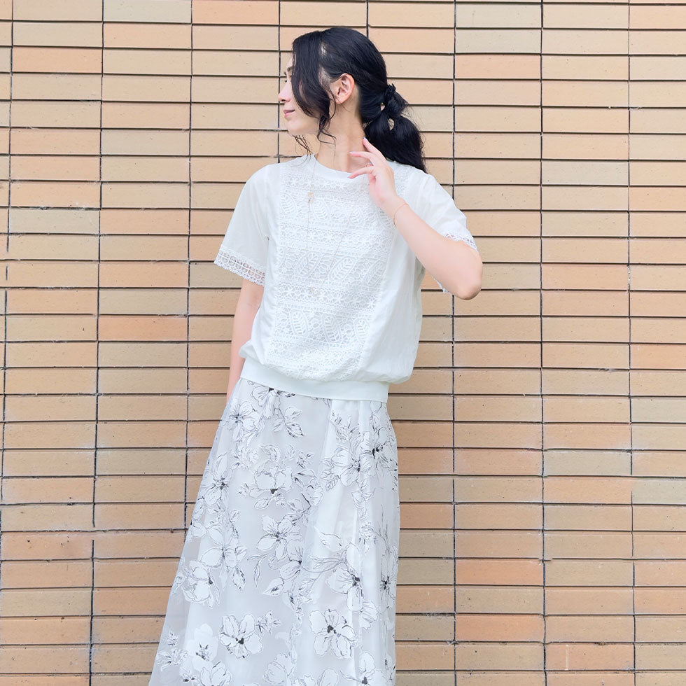 フロントレースチュニック