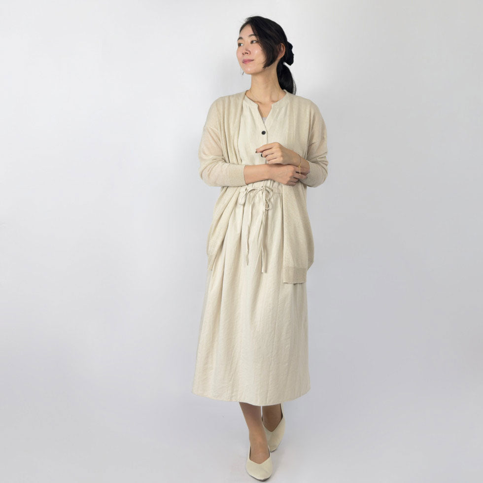 シアー長袖カーディガン