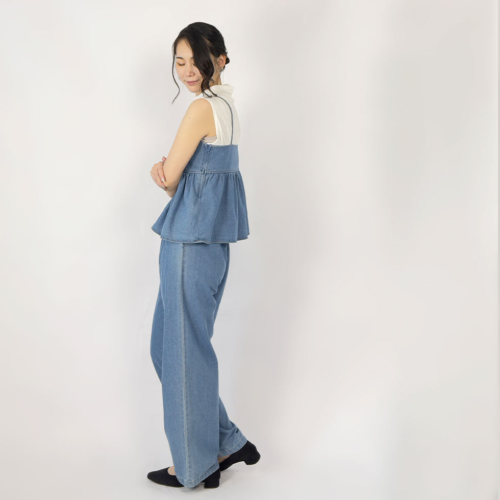 デニムセットアップ(ビスチェ&パンツ)