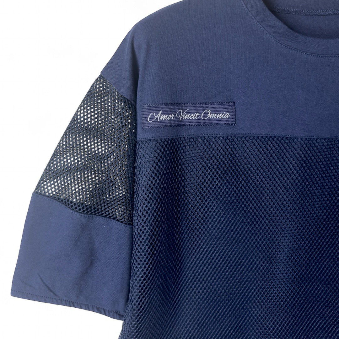 メッシュ切替デザインTシャツ