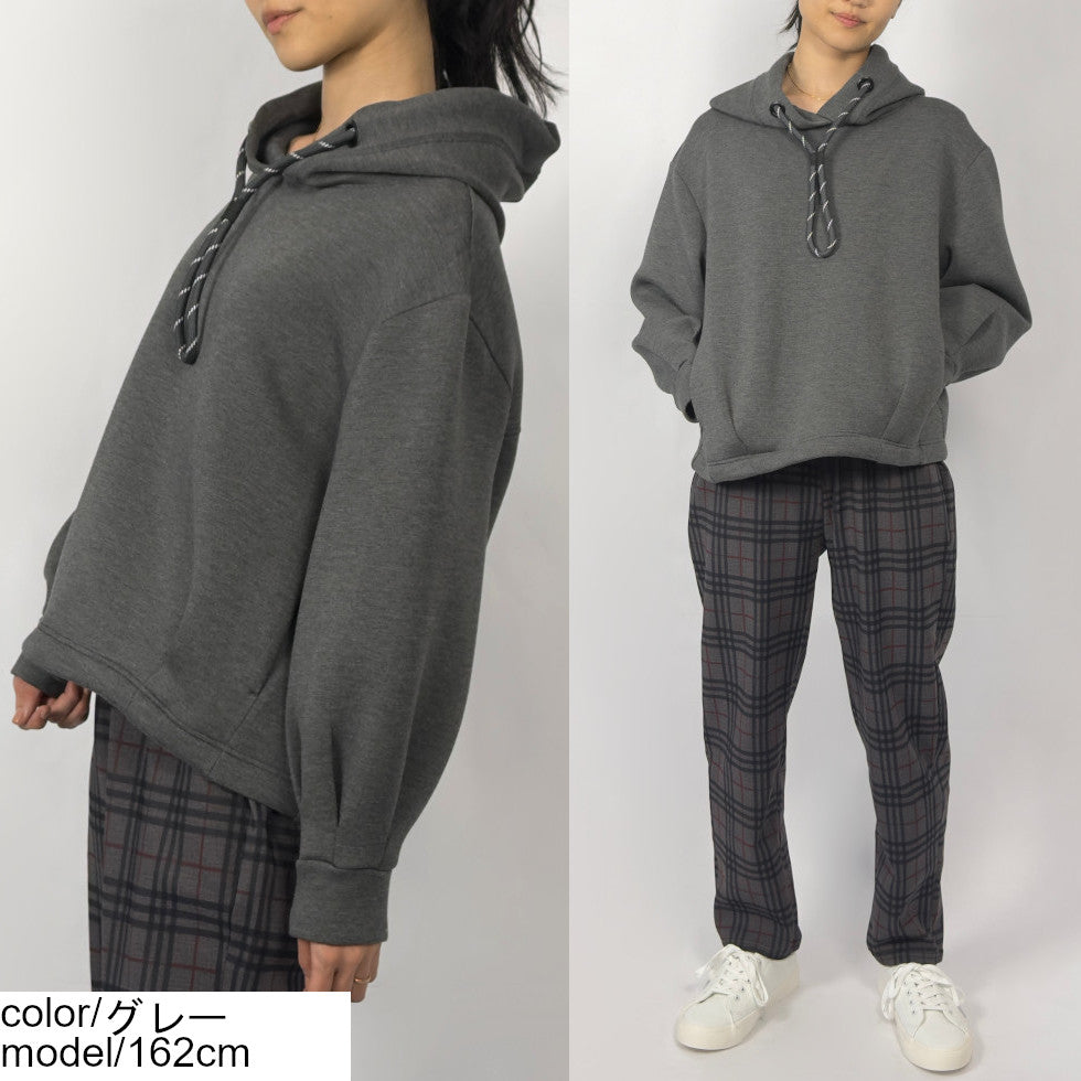 [50%OFF]ダンボールニットショート丈パーカー