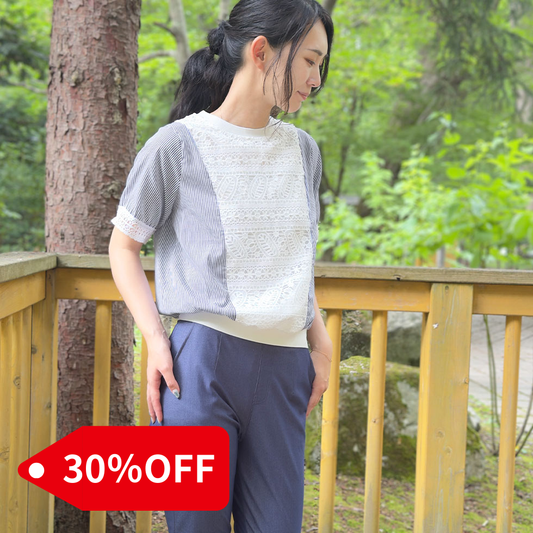 フロントレースチュニック（30％OFF）