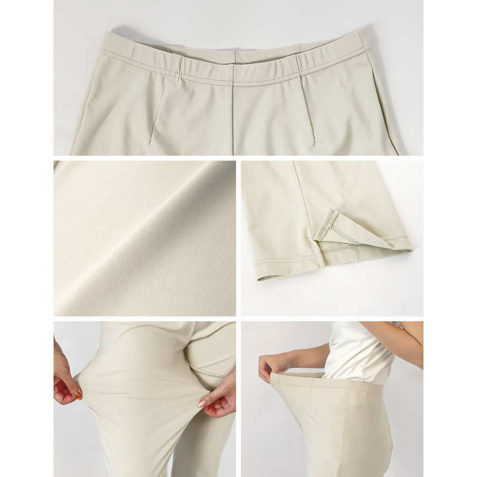ルナクール接触冷感日本製クロップドパンツ