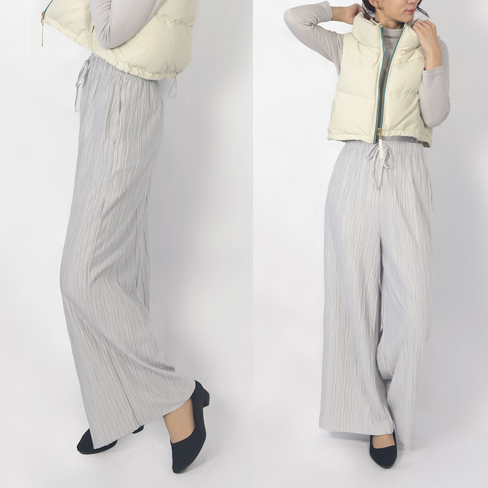 [50%OFF]ラメワイドパンツ