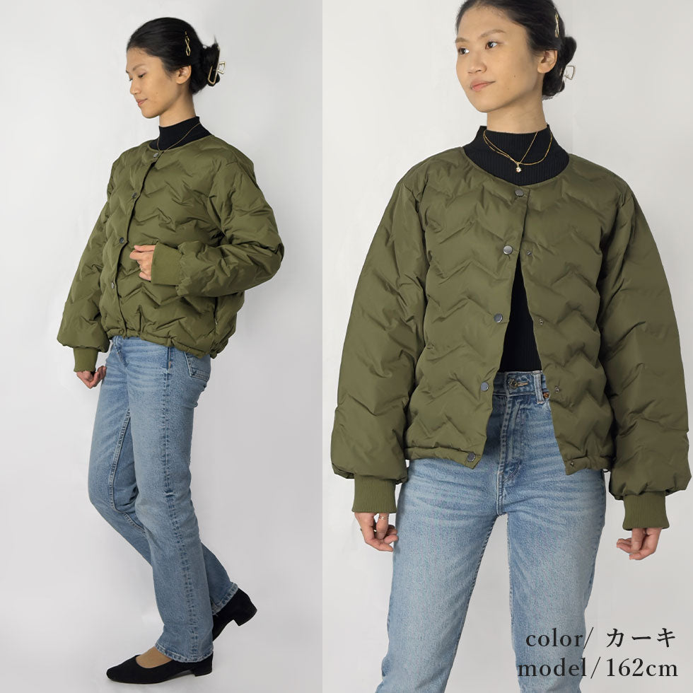 [40%OFF]シンクラウド中綿波型キルティングジャケット