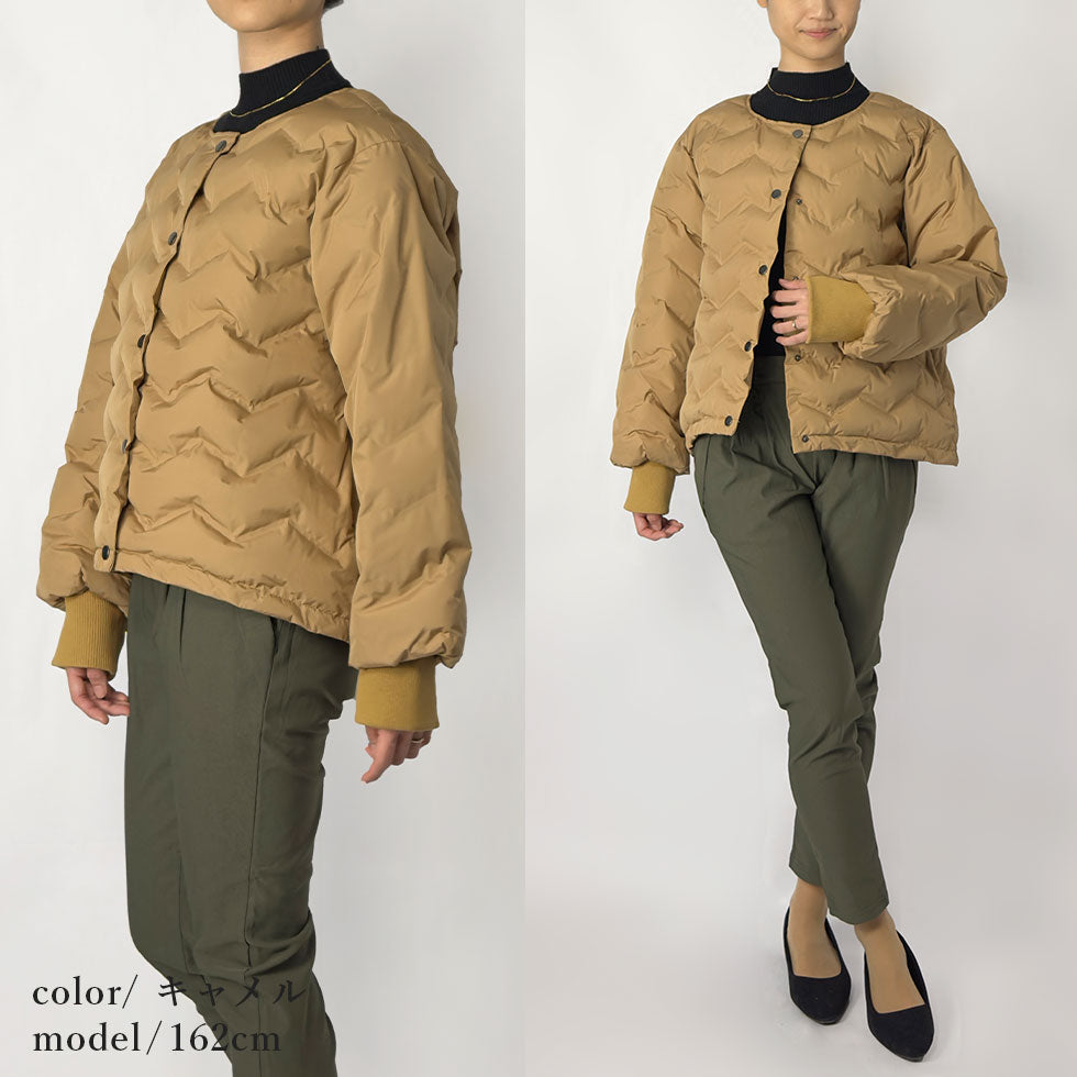 [40%OFF]シンクラウド中綿波型キルティングジャケット