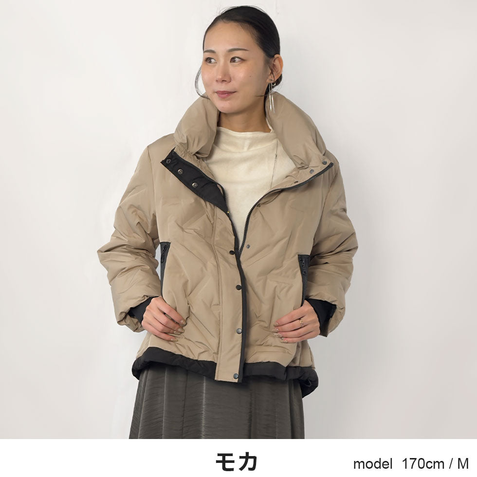 [40%OFF]ショール襟キルティングダウンジャケット