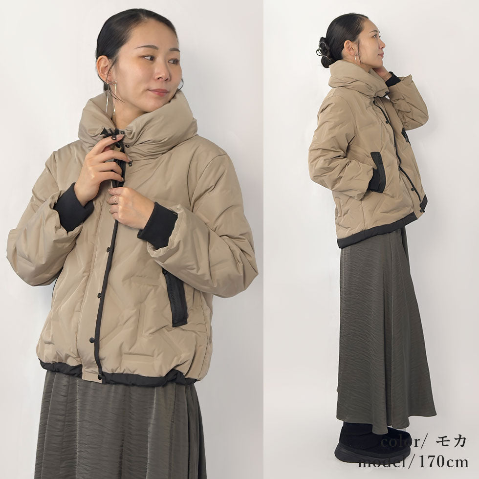 [40%OFF]ショール襟キルティングダウンジャケット